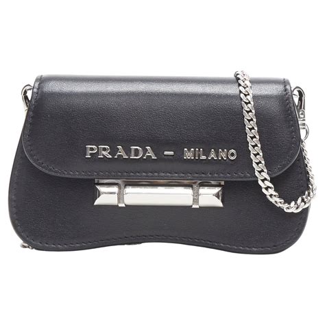 clutch prada raso|Prada Black Silk Satin Raso Pietre Evening Clutch, Spring 2011.